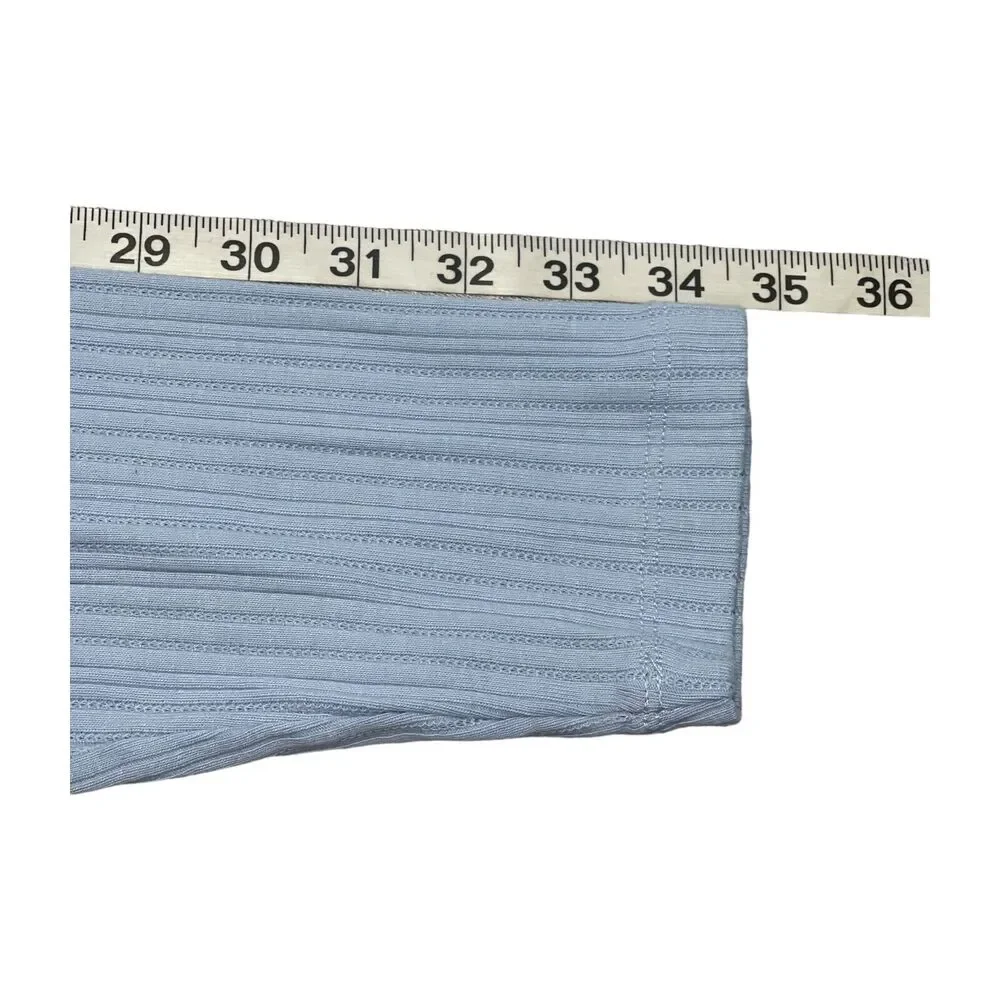 Croft & Barrow Top Women's 2XL Gray Cotton Long Sleeve Button Mock Neck Preppy - Picture 6 of 7